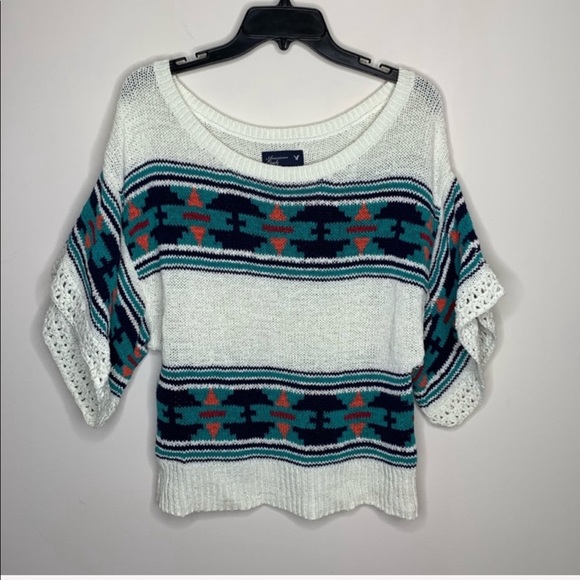 AMERICAN EAGLE OUTFITTERS Aztec Bohemian Sweater - Picture 2 of 8